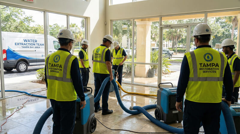 Professional Water Extraction Team in Tampa